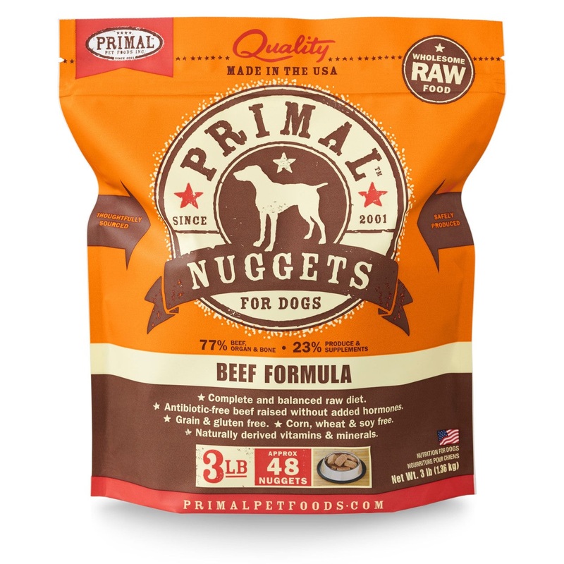 Primal Raw Frozen Beef Formula