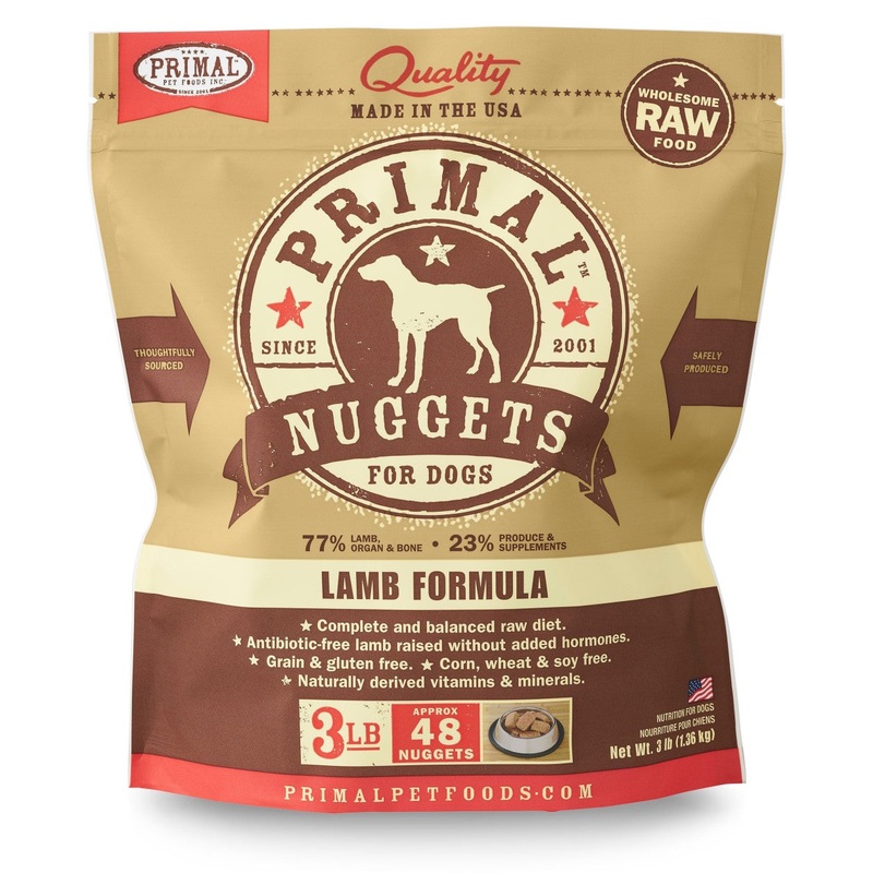 Primal Raw Frozen Lamb Formula