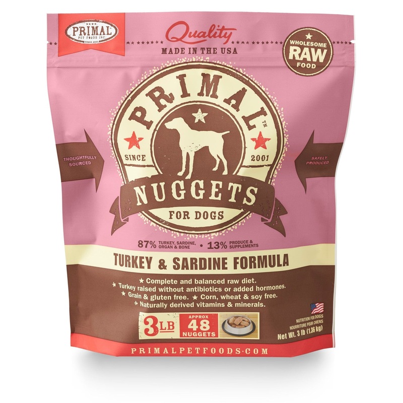 Primal Raw Frozen Turkey & Sardine Formula