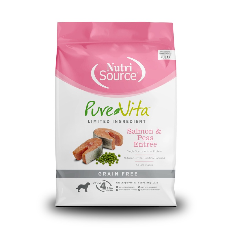Pure Vita Grain-Free Salmon & Peas Entree