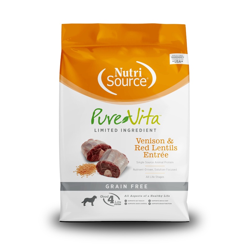 Pure Vita Grain-Free Venison & Red Lentils Entree
