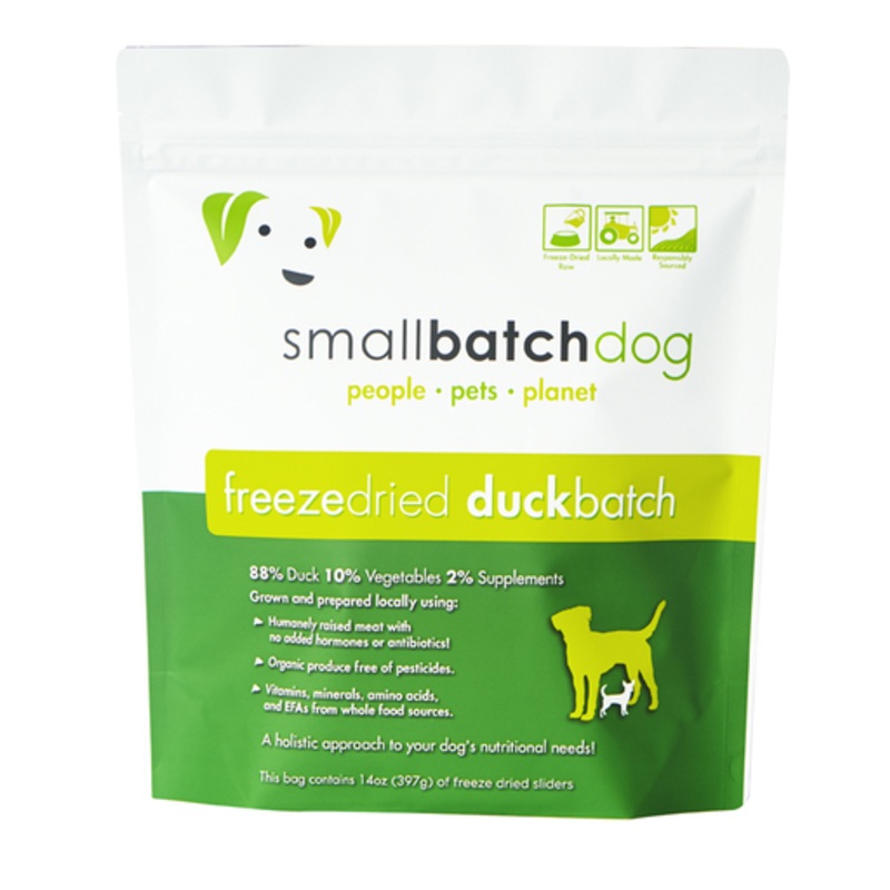 Small Batch Freeze Dried Duck Sliders 14 oz.