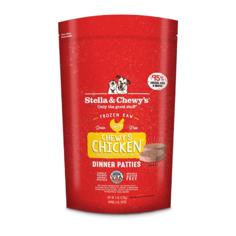 Stella & Chewy's Raw Frozen Chewy's Chicken Dinner Patties