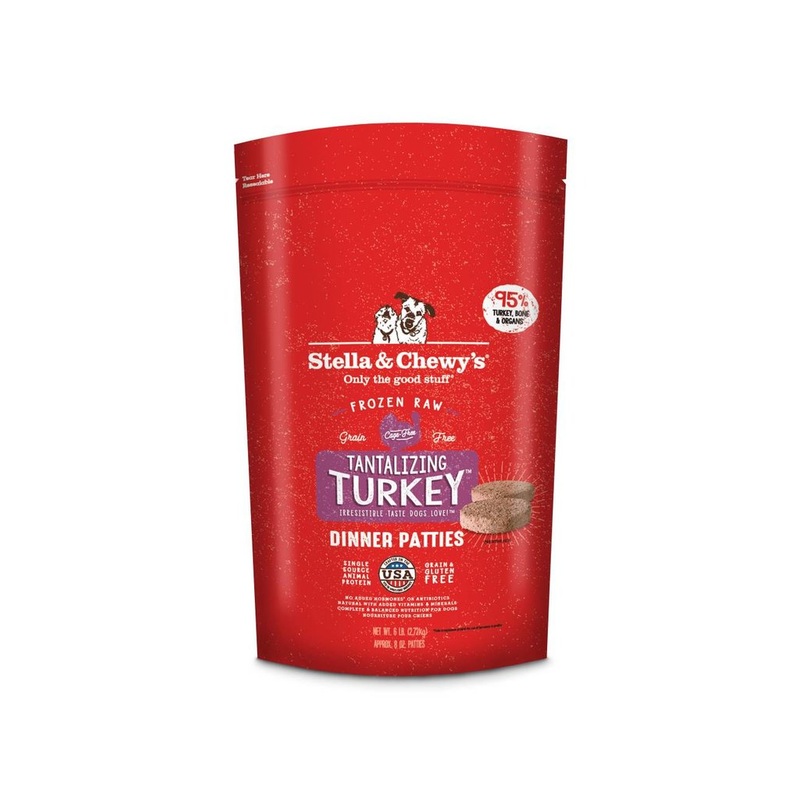 Stella & Chewy's Raw Frozen Tantalizing Turkey Dinner Patties
