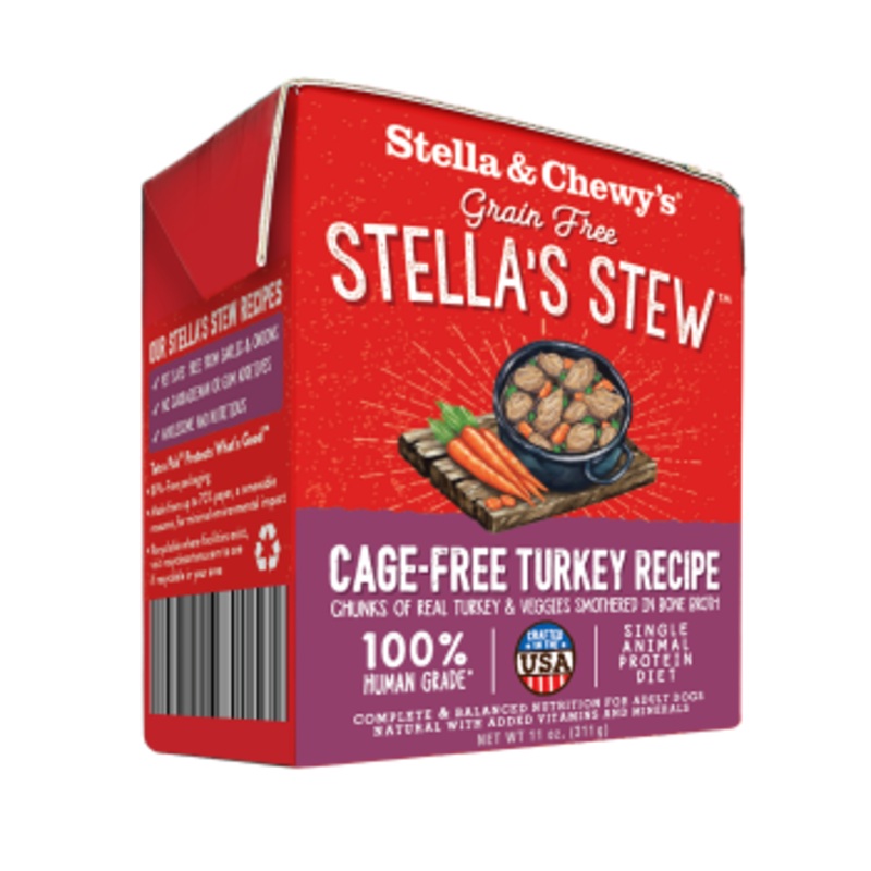 Stella & Chewy's Tetra Pack Cage-Free Turkey Stew