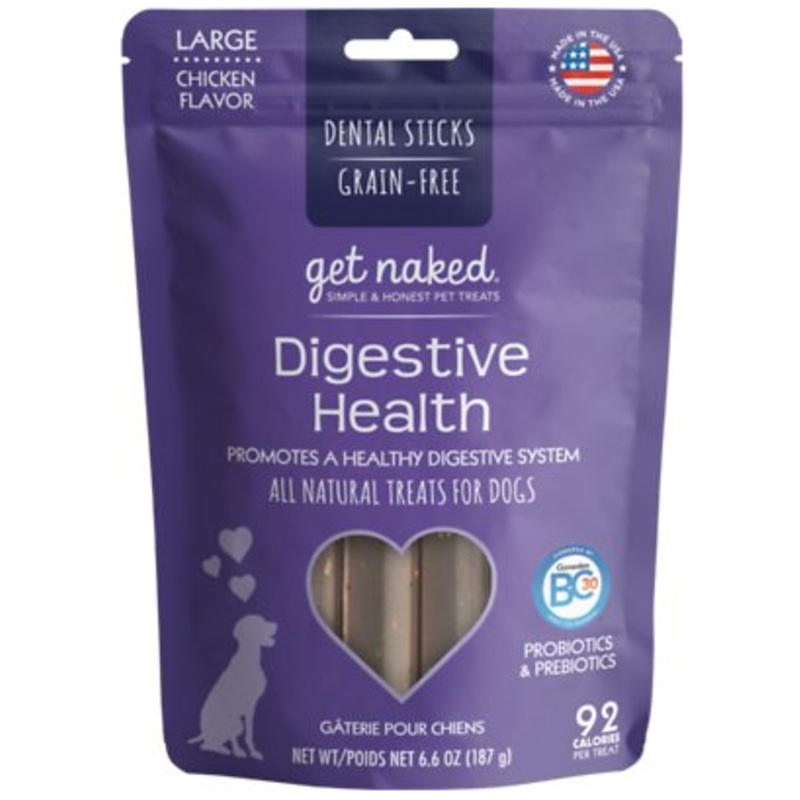 Get Naked Digestive Health Dental Chew Sticks