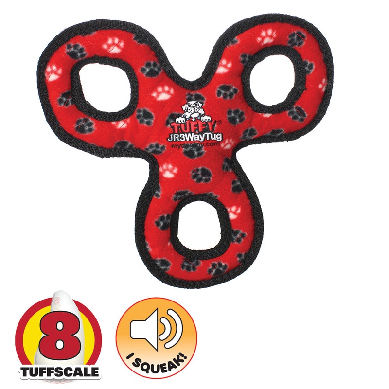 Tuffy Junior's 3-Way Tug Dog Toy