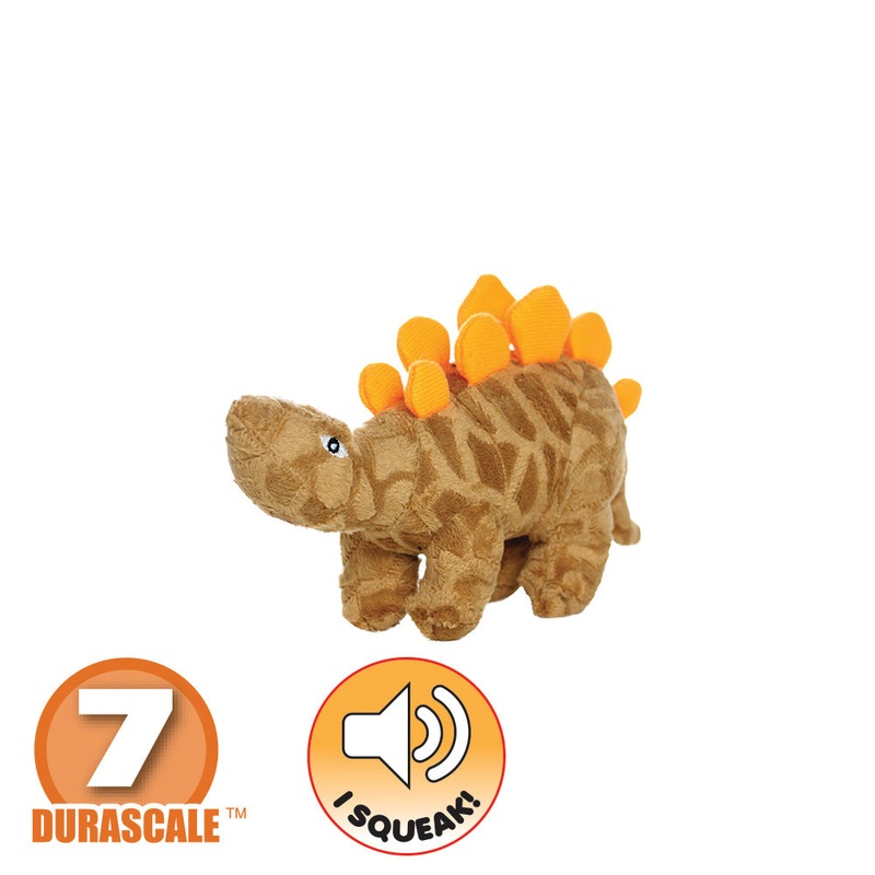 Tuffy Mighty Toy Jr Dinosaur Stegosaurus Dog Toy