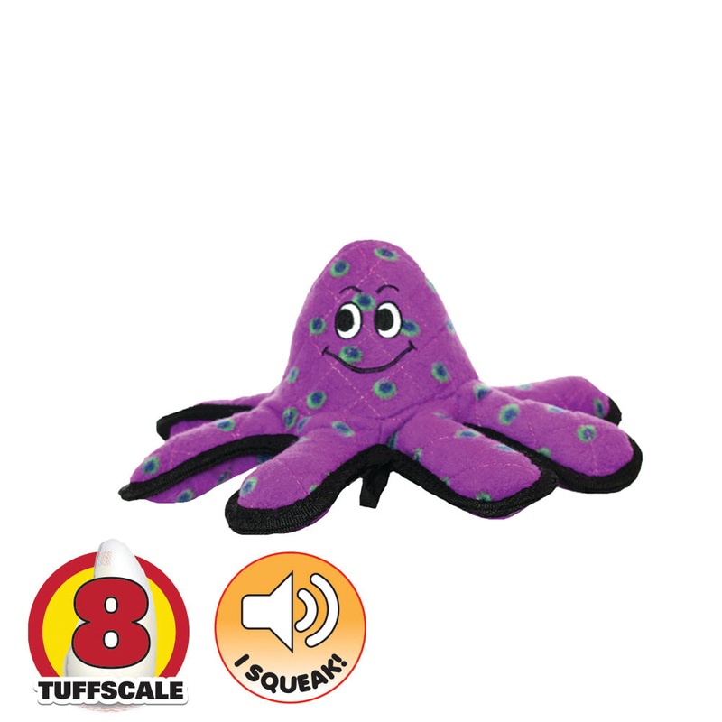 Tuffy Sea Creatures Lil Oscar Octopus Dog Toy