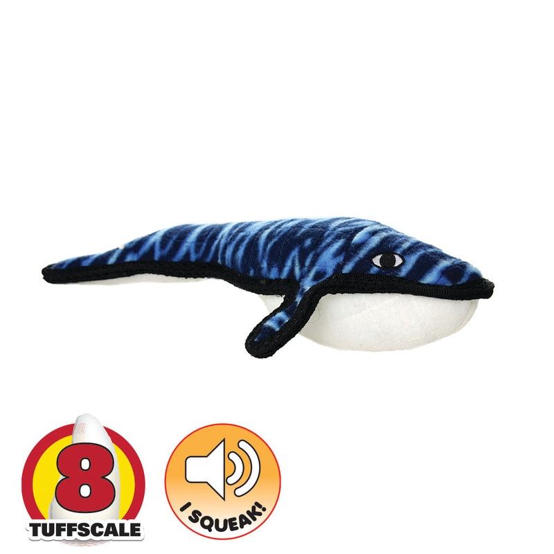 Tuffy Sea Creatures Wesley Whale Dog Toy