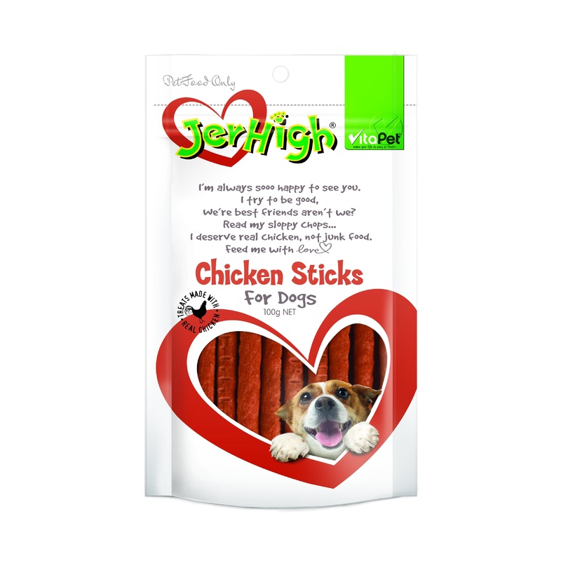 Vitapet Jerhigh Chicken Sticks 100g