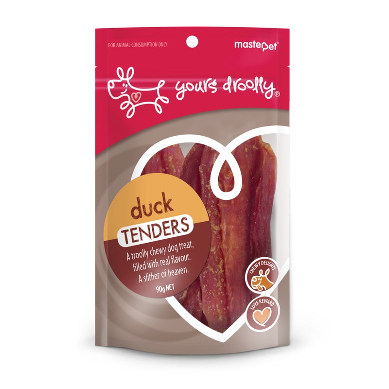 Yours Droolly Duck Tenders 90g