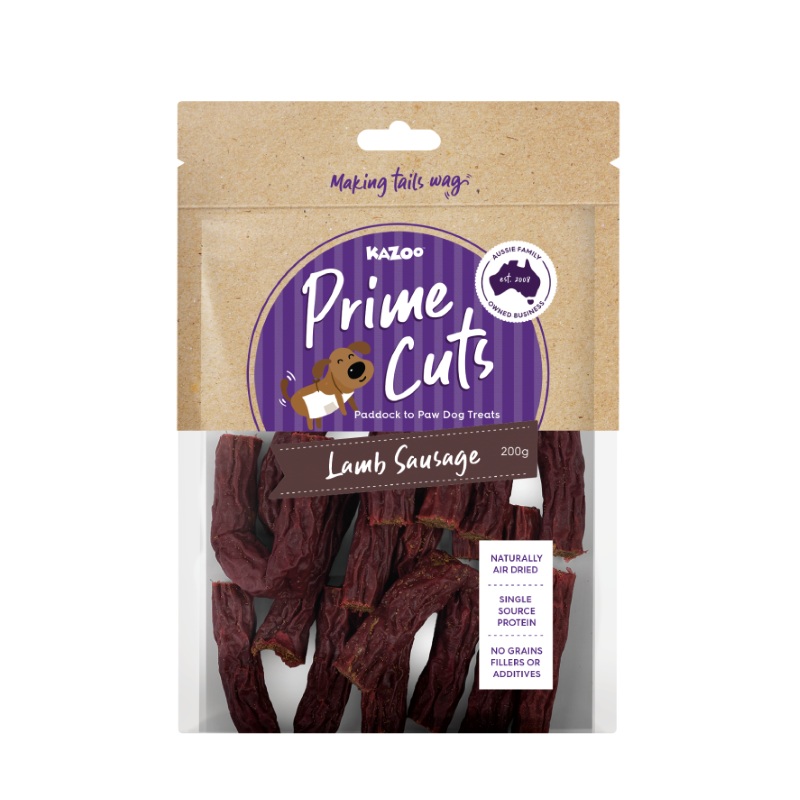 Kazoo Prime Cuts Lamb Sausage 200g
