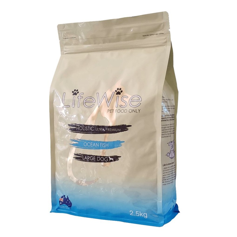 Lifewise Ocean Fish with Rice & Veg Adult Large Bites Dog Food