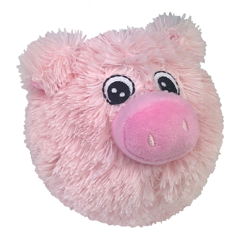 4" EZ Squeaky Pig Ball