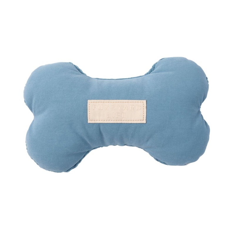 Fuzzyard Life Dog Toy Bone French Blue