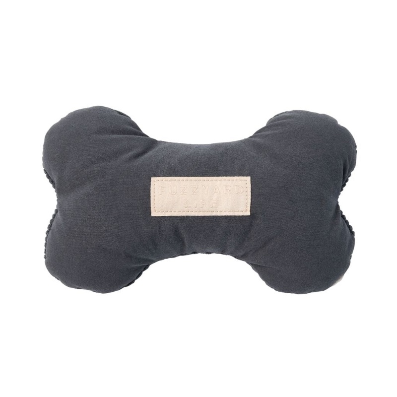 Fuzzyard Life Dog Toy Bone Slate Grey