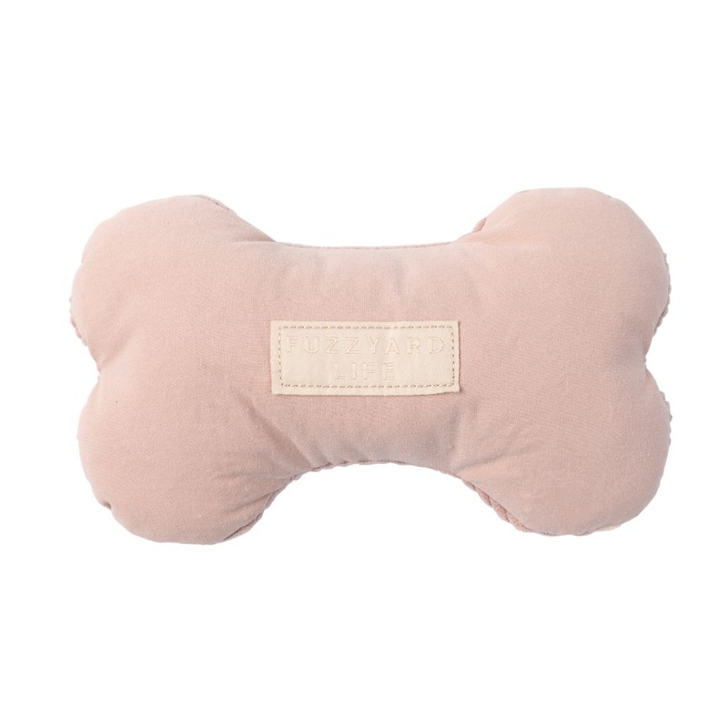 Fuzzyard Life Dog Toy Bone Soft Blush