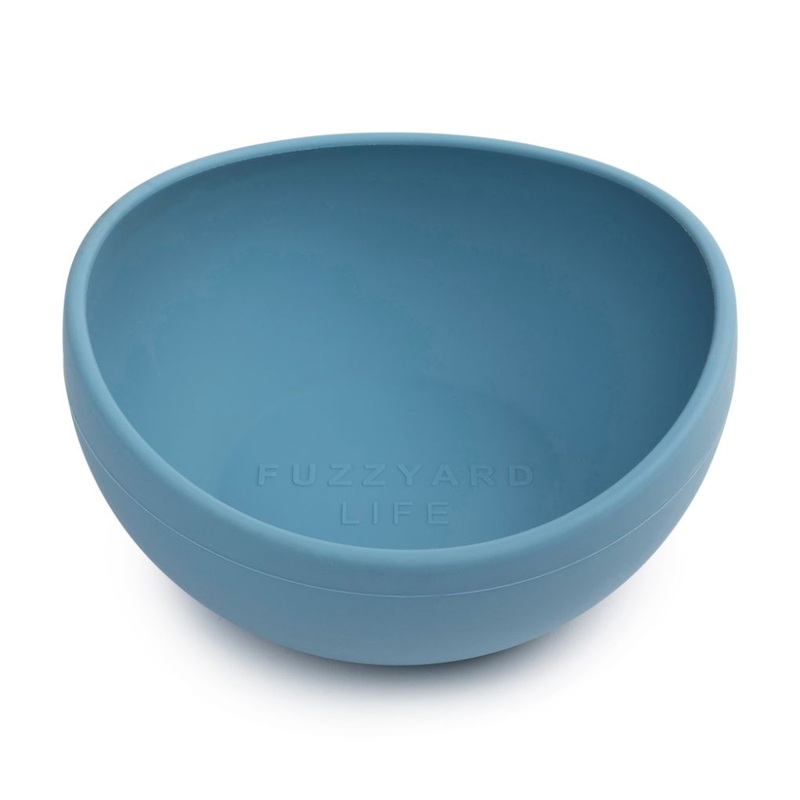 Fuzzyard Life Silicone Dog Bowl French Blue