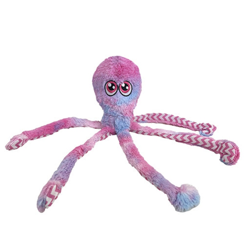 16" Octopus - Pink Tie Dye