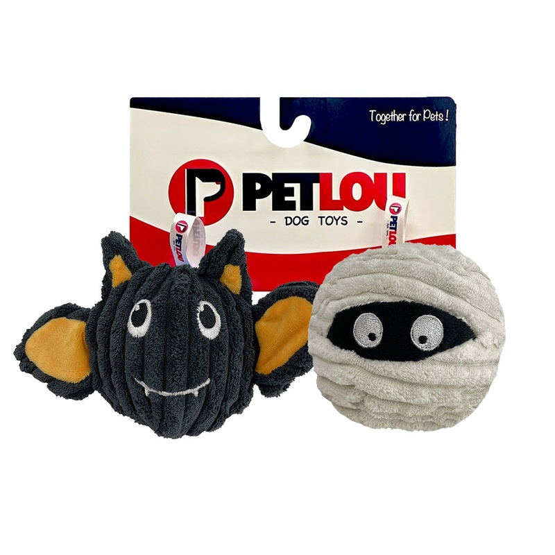 4" EZ Squeaky Ball Twin Pack - Batmmy