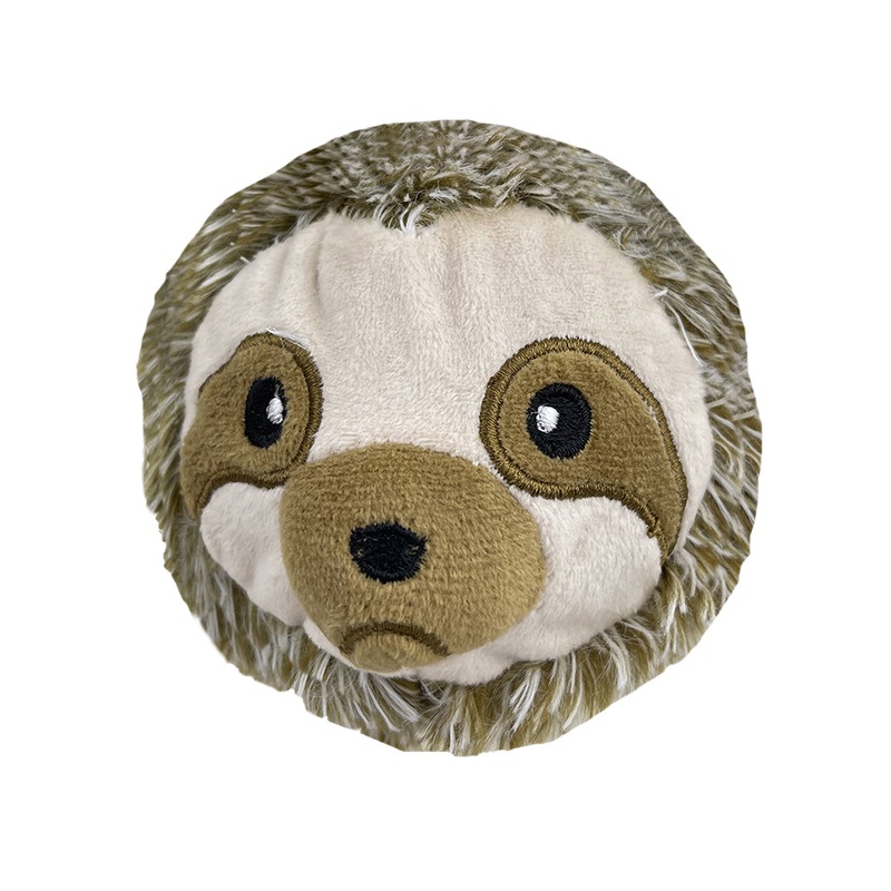4" EZ Squeaky Sloth Ball