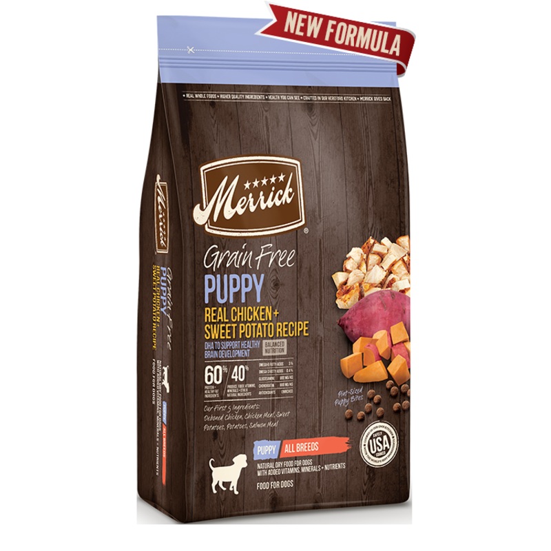 Grain Free Real Chicken + Sweet Potato Puppy Recipe
