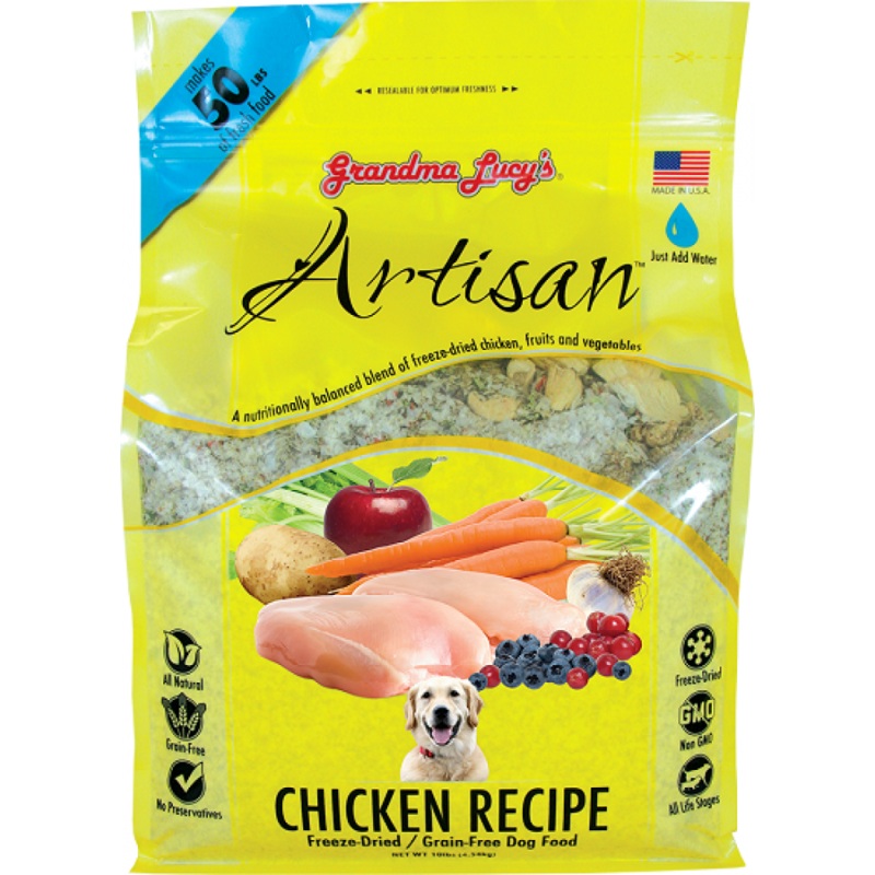 Grandma Lucy's Artisan Grain Free Chicken Freeze Dried Dog Food