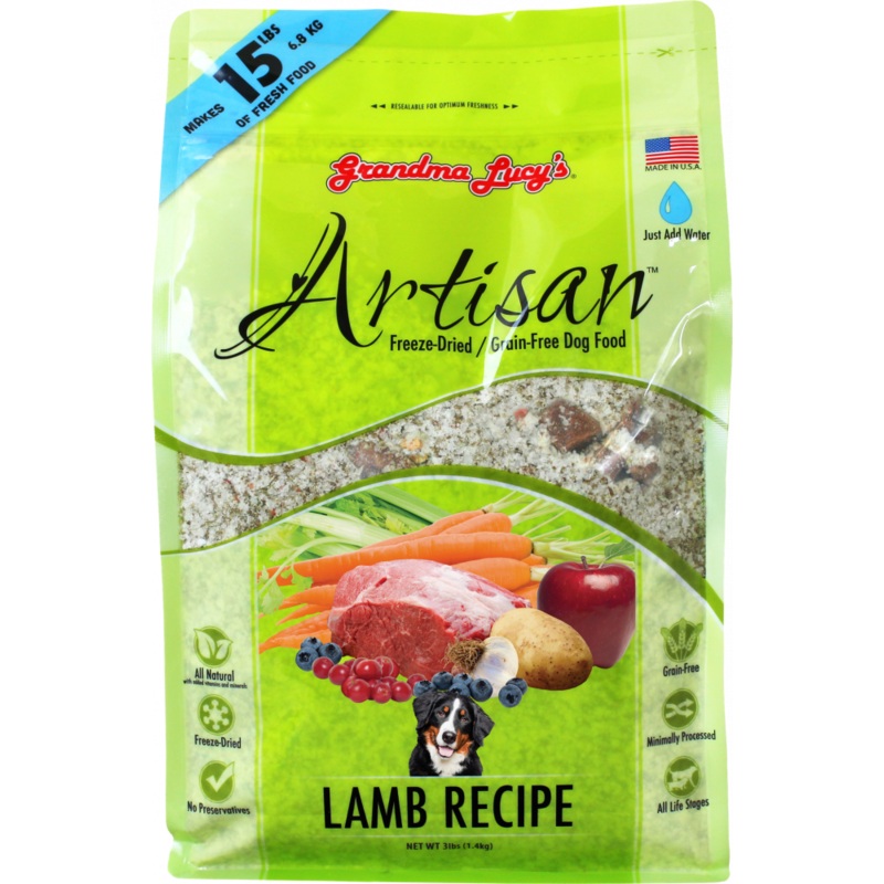 Grandma Lucy's Artisan Grain Free Lamb Freeze Dried Dog Food