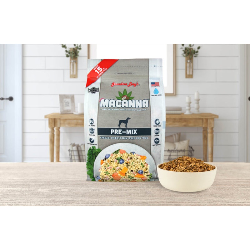 Grandma Lucy's Macanna Grain-Free Pre-Mix Freeze-Dried Dog Food