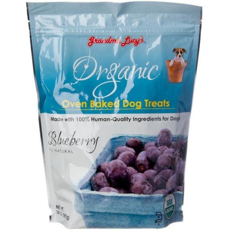 Grandma Lucy's Organic Oven Baked Blueberry Flavor Dog Treats