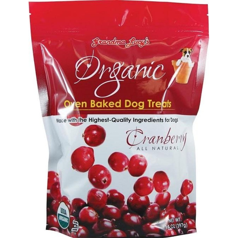 Grandma Lucy's Organic Oven Baked Cranberry Flavor Dog Treats