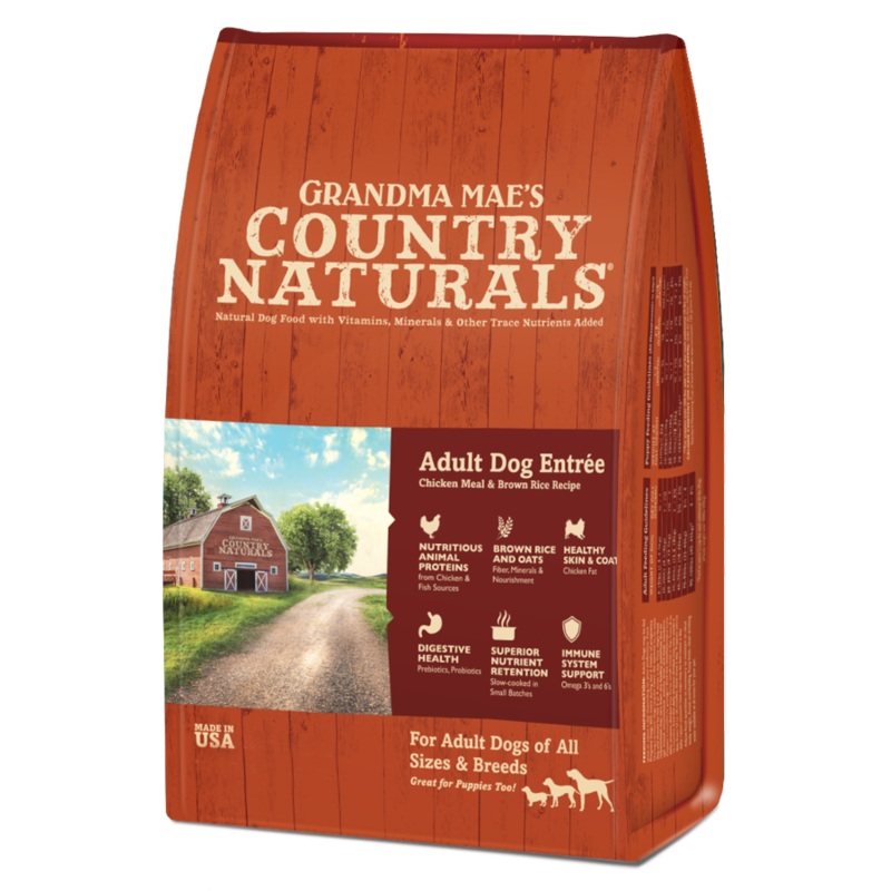 Grandma Mae's Country Naturals Adult Dog Food Sensitive Stomach Entre
