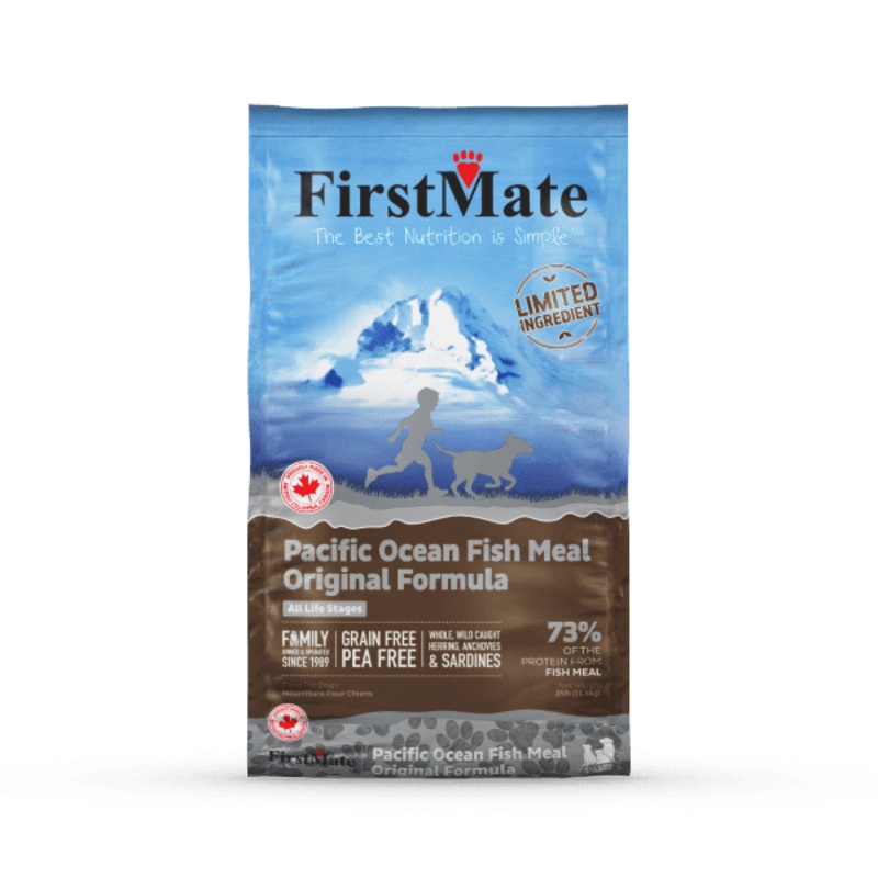 FirstMate Limited Ingredient Pacific Ocean Fish Meal Original Formula (25 LB)