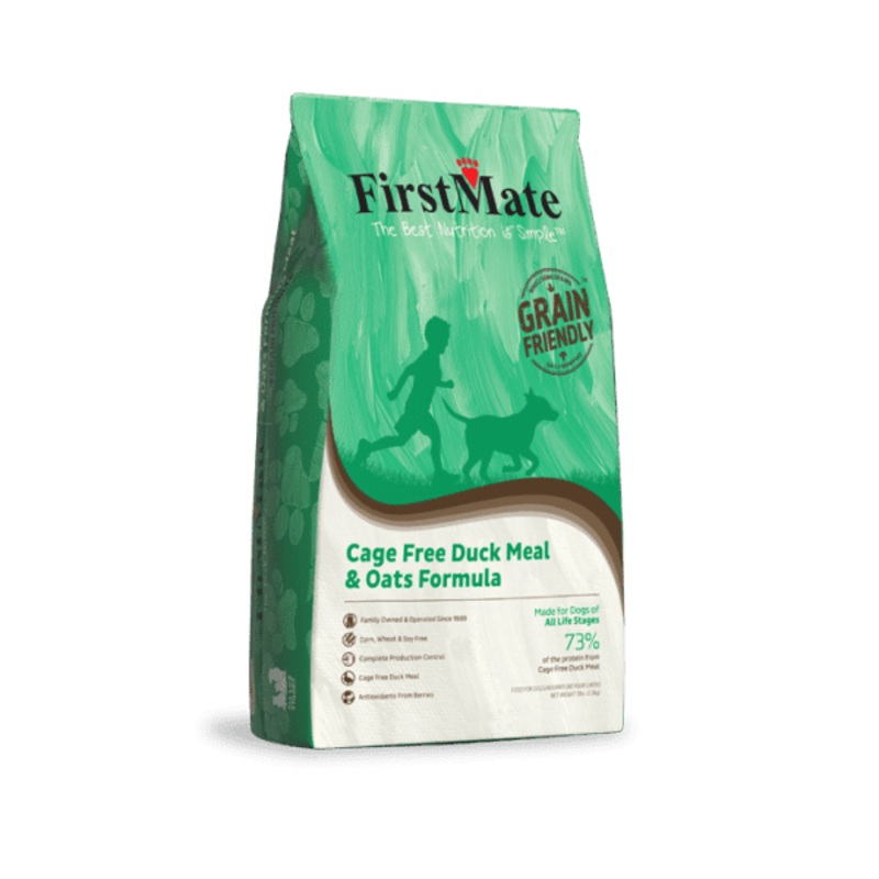 FirstMate Pet Foods Cage Free Duck & Oats Formula Dry Dog Food