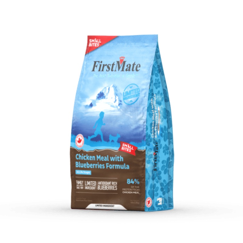 FirstMate Pet Foods Limited Ingredient Chicken Meal with Blueberries Formula Small Bites Dry Dog Food