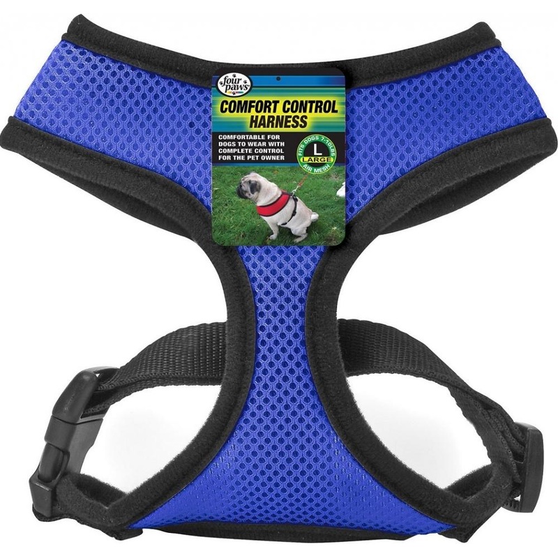 Four Paws Blue Comfort Control Dog Harness