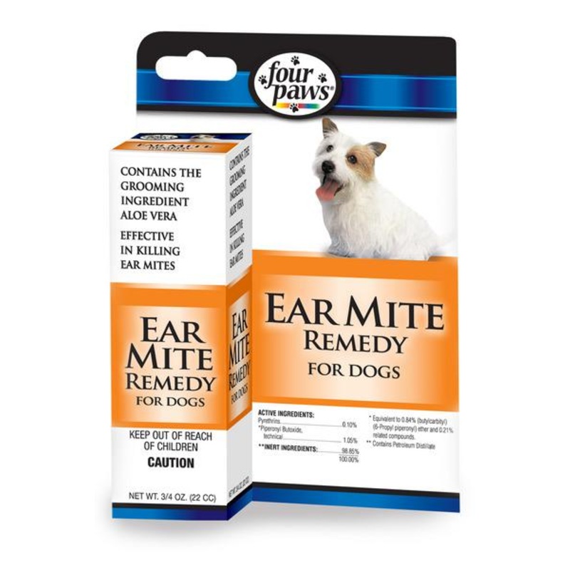 Four Paws Ear Mite Remedy for Dogs (0.75oz)