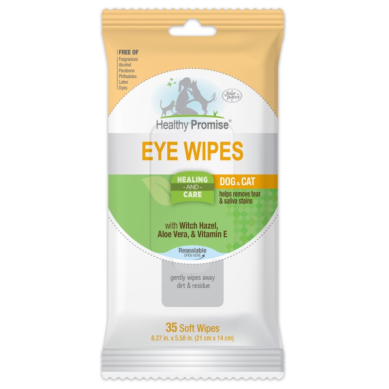 Four Paws Healthy Promise Cat & Dog Eye Wipes