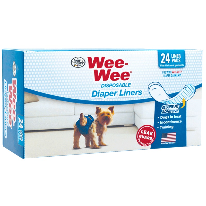 Four Paws  Wee-Wee Disposable Diaper Liners