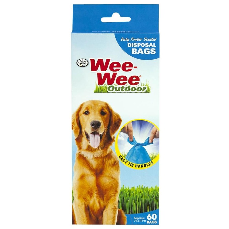 Four Paws Wee-Wee Outdoor Disposable Waste Bags (60 pack)