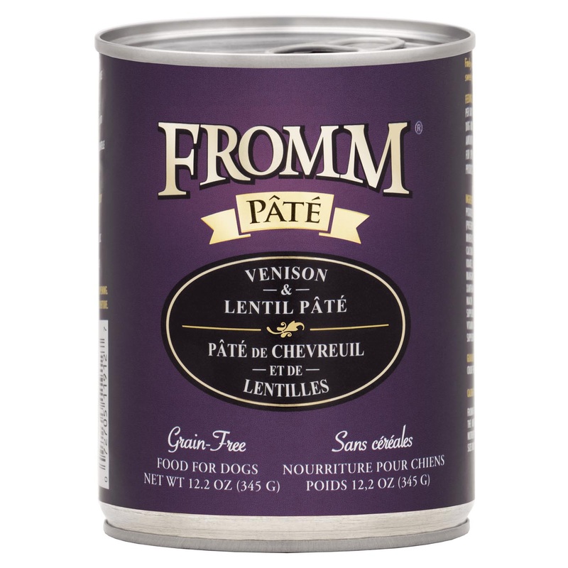 Fromm Grain-Free Venison & Lentil Pt Dog Food (12.2 oz, Single Can)