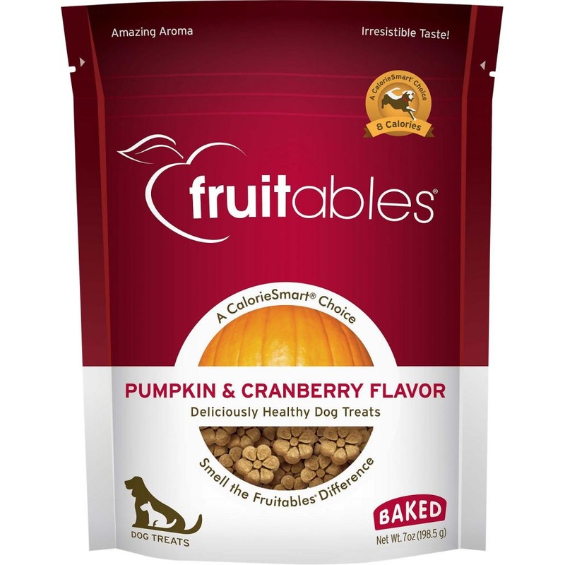 Fruitables Crunchy Pumpkin & Cranberry Dog Treats (7-oz)