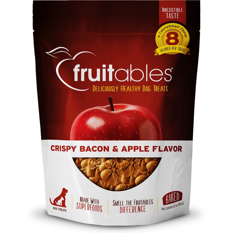 Fruitables Healthy Dog Treats: Crispy Bacon & Apple