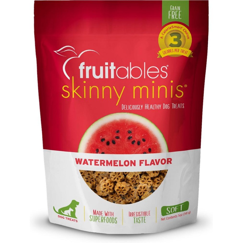 Fruitables Skinny Minis Chewy Watermelon Dog Treats (5-oz)