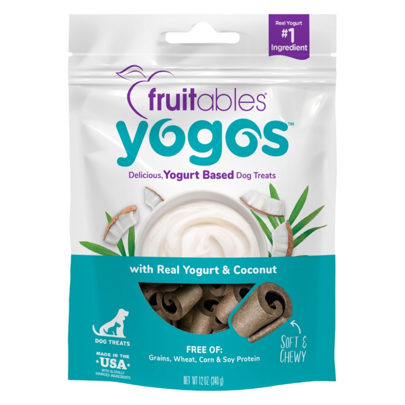 Fruitables Yogos Real Yogurt & Coconut Flavor Soft Dry Dog Treat