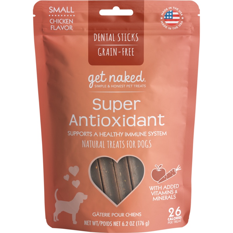 Get Naked Super Antioxidant Dog Dental Chew Sticks