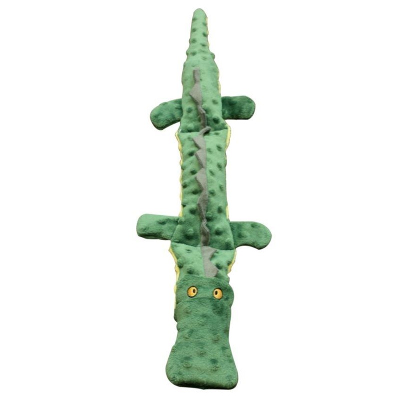 Ethical Pet Skineeez Extreme Triple Squeak Crocodile Dog Toy (25")