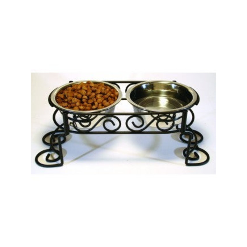 Ethical Pet Spot Mediterranean Old World Stainless Steel Double Diner