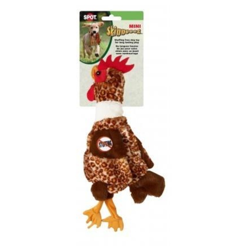 Ethical Pet SPOT Mini Skinneeez Barnyard Chicken Dog Toy (Chicken)